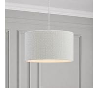 CGC Lighting Indoor Ceiling Lampshade Large Bedroom Dining Room Lounge (Messina White 30cm)