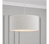 CGC Lighting Indoor Ceiling Lampshade Large Bedroom Dining Room Lounge (Messina White 45cm)
