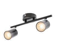 CGC Lighting 'Jack' Black Double Head GU10 Twin Ceiling Spot Bar Light CGC Lighting Black
