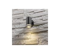 CGC Lighting 'Jennifer' Dark Grey Outdoor Single Spot Cylinder Outdoor GU10 Wall Light CGC Lighting Dark Grey