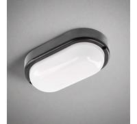 CGC Lighting Kodo Black Oval Ceiling Wall Light Surface Mount LED, 12W, 1080lm, 4000K CGC Lighting Black
