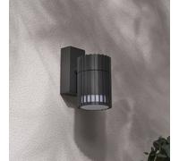 CGC Lighting Lilly Anthracite Dark Grey Ribbed GU10 Down Outdoor Wall Light IP65 CGC Lighting Dark Grey