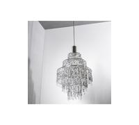 CGC Lighting 'Liza' Three Tier Extra Large Chandelier Crystal & Chrome Ceiling Light Shade in Clear CGC Lighting Clear