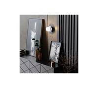 CGC Lighting 'Macie' Satin Nickel & White Opal Globe LED Rechargeable Magnetic USB Reading Bedside Wall Light Pull Cord Switch in Silver CGC Lighting Silver