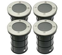 CGC Lighting Meadow - Cgc Four Round Large Stainless Steel Inground Or Decking Lights