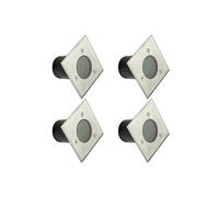 CGC Lighting Myah Four Square Small Stainless Steel Inground Or Decking Lights in Metallics CGC Lighting Metallics