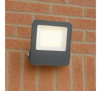CGC Lighting Outdoor Outside Security Flood Light LED Intergrated IP65 Weatherproof (Black 100W)
