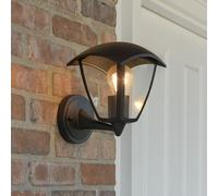 CGC Lighting Outdoor Outside Wall Lantern Light E27 Bulb LED in Black CGC Lighting Black
