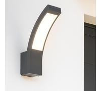 CGC Lighting 'Pairs' Grey LED Curved Outdoor Wall Light CGC Lighting Grey