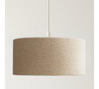 CGC Lighting Petra 45Cm Large Light Brown/taupe Boucle Ceiling Or Table Lamp Shade