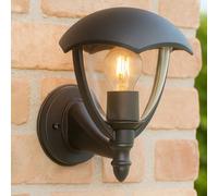 CGC Lighting 'Poppy' Black Curved Coach Lantern Up Light CGC Lighting Black