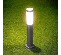 CGC Lighting 'Rome' 0.5m Anthracite Dark Grey Outdoor Post Light Opal Diffuser CGC Lighting Dark Grey