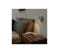 CGC Lighting 'Scarlet' White Adjustable Head LED Rechargeable Magnetic USB Reading Bedside Wall Light CGC Lighting White