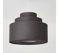 CGC Lighting Selina Tiered Layered Lampshade Grey Fabric CGC Lighting Grey