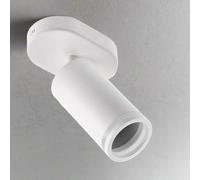 CGC Lighting Solis White Single GU10 Ceiling Spotlight with Halo Ring CGC Lighting White