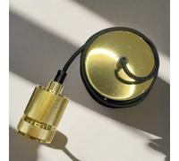 CGC Lighting 'Sydney' Gold Knurled Single Band 1.5m adjustable E27 Ceiling Pendant & Matching ceiling Rose CGC Lighting Gold