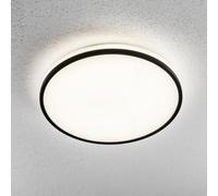 CGC Lighting Tula Black Trim LED Surface Mount Ceiling Light Bulkhead IP44 White Opal 4000k CGC Lighting Black