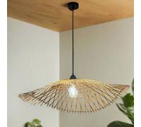CGC Lighting 'Tulul' Large 56 cm Hand Made Bamboo Easy Fit Lampshade in Natural CGC Lighting Natural