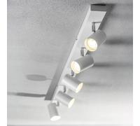CGC Lighting 'Veneto' White GU10 Ceiling Spotlight Five Head Adjustable Bar Light CGC Lighting White