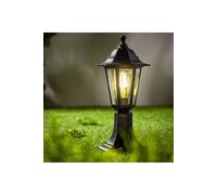 CGC Lighting 'Yasmin' Black Outdoor Traditional Lantern Style Medium Post Light CGC Lighting Black