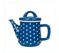 CGCSYZ Coffee Pot Enamel Coffee Pot Thick Enamel Teapot Oil Tank Induction Cooker Universal Kettle (Black Blue)