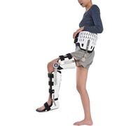 CGCSYZ Hinged Knee Hip Support Brace Hip Knee Ankle Foot Orthosis Leg Fracture Adjustable Hip Joint Fixation Bracket for ACL, PCL, MCL, Arthritis (B Left)