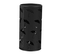 CGCSYZ Umbrella Stand Modern Round Umbrella Rack Metal Practical Stable Stand, for Long and Short Umbrella,Walking Stick and Cane (Black)