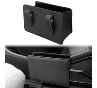 CGDXG Car Trash Can with Hook for Renault 5/Clio/Twingo/Zoe Hatchback 2010-2025 Foldable Leather Car Garbage Bag Door Side Water Resistant Storage Organizer for Seat Back