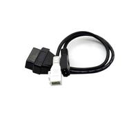 CGEAMDY 16-Pin OBD2 Adapter Connector Diagnostic Cable, 2 X 2 to 16 Pin OBD2 Socket Adapter Connector Diagnostic Cable, 2x2 Stitches to OBDii 16-Needle Adapter Replacement Car Diagnostic Cable