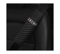 CGEAMDY 2 Pcs Auto Seat Belt Cover, Auto Safety Belt Pads Cushion Harness Accessories, Harness Pads Strap for a More Comfortable Driving, Car Accessories Compatible with Adults Kids(Black)
