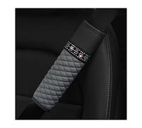 CGEAMDY 2 Pcs Auto Seat Belt Cover, Auto Safety Belt Pads Cushion Harness Accessories, Harness Pads Strap for a More Comfortable Driving, Car Accessories Compatible with Adults Kids(Gray)