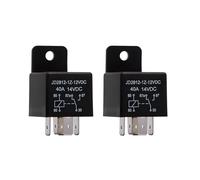 CGEAMDY 2 Pieces 12V-40A Automotive Relay, 12V Relay 40A Multi-purpose, Universal Automobile Relays Automobile Switches Starters, Automotive Truck Car Heavy Duty Standard Relays Kit(Five Pin)