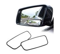 CGEAMDY 2 Pieces Blind Spot Mirror Rear View Mirror for Driving, Anti Glare Adjustable Driving Blind Spot Mirror, 360° Adjustable Interior Wide Angle Rear-View-Mirror Reduce Blind Spot(Framed)