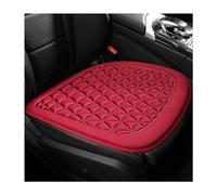 CGEAMDY 2 Pieces Breathable Non Slip Car Seat Protector, Universal Embossed Seat Cushion Suitable for Most Cars, Breathable Car Interior Cushion with Spandex Anti Scratch Sweat Water(Burgundy)
