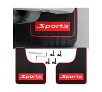 CGEAMDY 2 Pieces Wide Universal Mud Flaps, Splash Guards Fender, Plus Size Car Mud Flaps, Mudflaps Mudguards Splash Guards with Screw, Fits for Pickup SUV RV Cargo Van Caravan Trucks(Sports)
