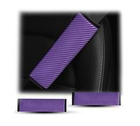 CGEAMDY 2Pcs Auto Seat Belt Cover, Breathable Seatbelt Shoulder Harness Pads Strap Helps Protect Your Neck, for a More Comfortable Driving, Car Accessories Compatible with Adults Youth Kids(Purple)