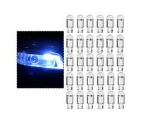 CGEAMDY 30PCS T10 COB LED Light Bulb for Car, 12V Super Bright Wedge Replacement Lights, Auto Interior Accessories Universal for Car Dome Map Door Courtesy License Plate Trunk Lights (Blue)