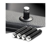 CGEAMDY 4 Pcs Car Door Lock Knobs, Carbon Fiber Auto Pin Covers, Cover for Rod Bolt, Knob Button Cover, Universal Vehicle Interior Modification Accessories, Black, 3.2x0.78cm