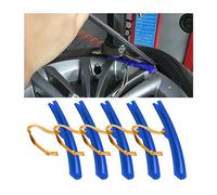 CGEAMDY 5PCS Car Tire Changer Guard, Tyre Wheel Changing Edge Savers Tool, Tire Changer Mount Guard, Avoid Scuffs for Bike Car by Tire Changing Removing Tools, Wheel Rim Edge Protector (Blue)