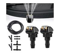 CGEAMDY 9 Pieces Car Windshield Washer Hose Kit, Universal Windscreen Wiper Connector Kit, Universal Windscreen Hose with Connector, Connect Car Water Pump and Nozzles Automotive Accessories
