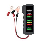 CGEAMDY Car Battery Tester, Car Lighter Plug Diagnostic Tool, LED Voltage Digital Auto Battery Charging System Tester, Alternator Charging Tester with LED Indicator Light, For Vehicle Boat Truck
