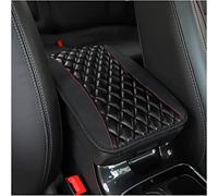 CGEAMDY Car Center Console Cushion Pad, Universal Leather Waterproof Armrest Seat Box Cover Protector,Comfortable Car Decor Accessories Fit for Most Cars, Vehicles, SUVs (Black)