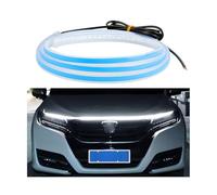 CGEAMDY Car LED Hood Light, Dynamic Car LED Strip Light, Exterior Flexible Daytime Running Light Strip, Universal Engine Cover Exterior Decorative Accessories for Cars, Trucks, SUV(White)