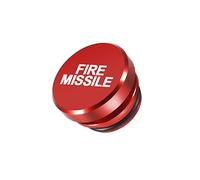 CGEAMDY Cigarette Lighter Plug Cover for Car, Dustproof Waterproof Cigarette Lighter Socket Plug Cover Dust Cap, Universal for Most Vehicles, Cars, Boat, RV with 12 Volt Power Source (Red-Fire)