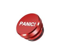 CGEAMDY Cigarette Lighter Plug Cover for Car, Dustproof Waterproof Cigarette Lighter Socket Plug Cover Dust Cap, Universal for Most Vehicles, Cars, Boat, RV with 12 Volt Power Source (Red-Panic)