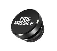 CGEAMDY Cigarette Lighter Plug Cover for Car, Dustproof Waterproof Cigarette Lighter Socket Plug Cover Dust Cap, Universal for Most Vehicles, Cars, Boat, RV with 12 Volt Power Source (Black-Fire)