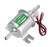 CGEAMDY Heavy Duty Electric Fuel Pump, Electric Construction Machine Petrol Pump, Automotive Modified HEP-02A Suitable for petrol, 12V electric Fuel Pump 3-5 Psi for Petrol and Diesel (Silver)