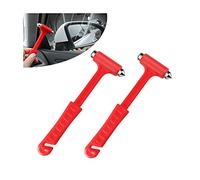 CGEAMDY Multi-Function Car Safety Hammer, Hardened Alloy Steel All-in-1 Emergency Escape Kit Rescue Tool with Window Glass Breaker, Seat Belt Cutter, Self Defense Universal Auto Accessories