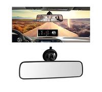CGEAMDY Rear View Mirror for Driving Test, Adhesive Interior Suction Cup, Large Convex Rear View Mirror with Suction Cup, Mounted on Windshield for Suv Van, Extra Second Interior Car Rearview Mirror