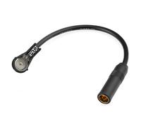 CGEAMDY Vehicle Antenna Adapter Extension Cable, Car Aerial Radio Cable DIN Female to ISO Male, for FM Radio Cars Radio CD/DVD TV Tuner, Automotive Accessories Fits SUVs RVs Trucks, Universal